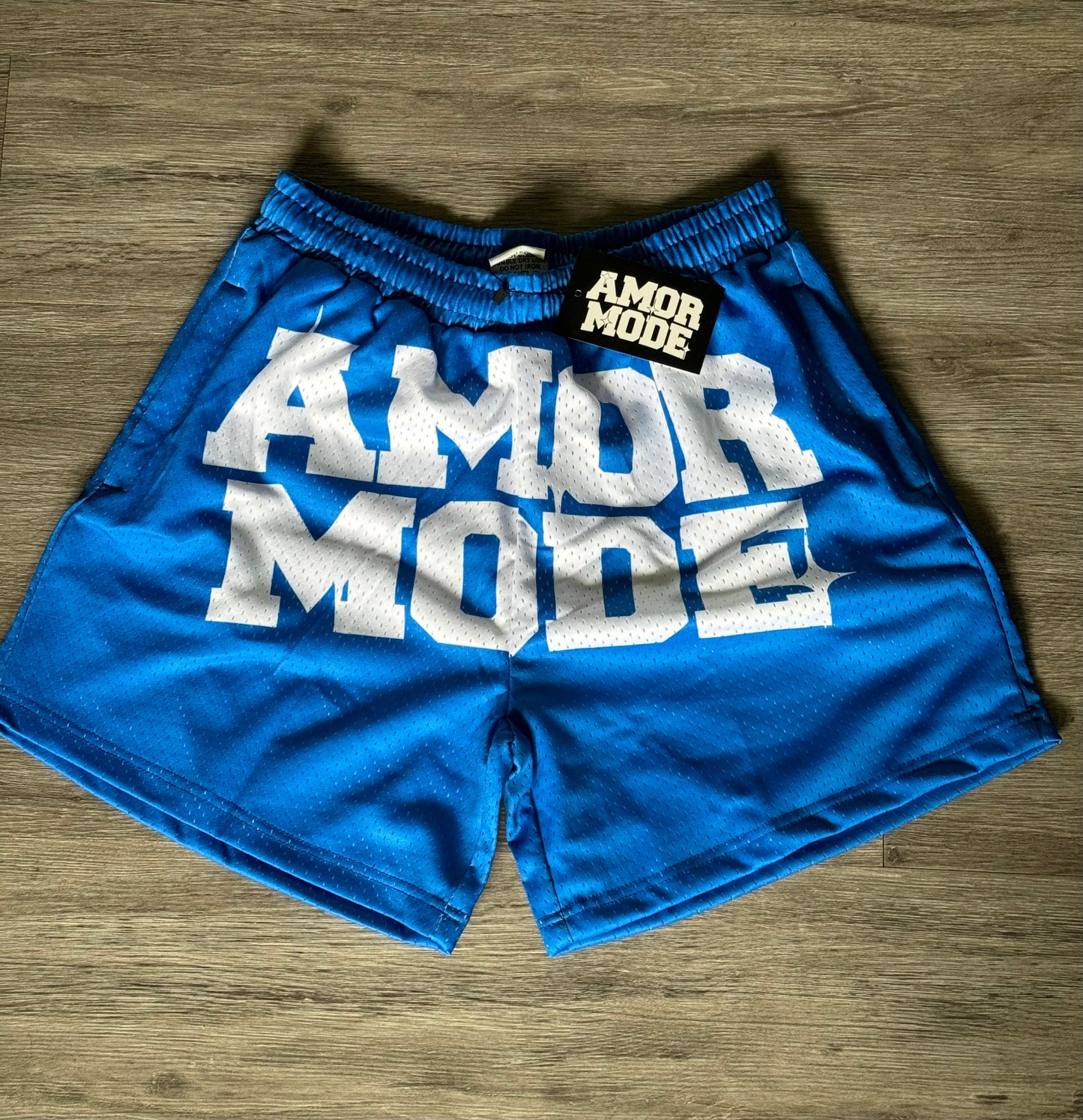 AMORMODE (BLUE/WHITE) SHORTS