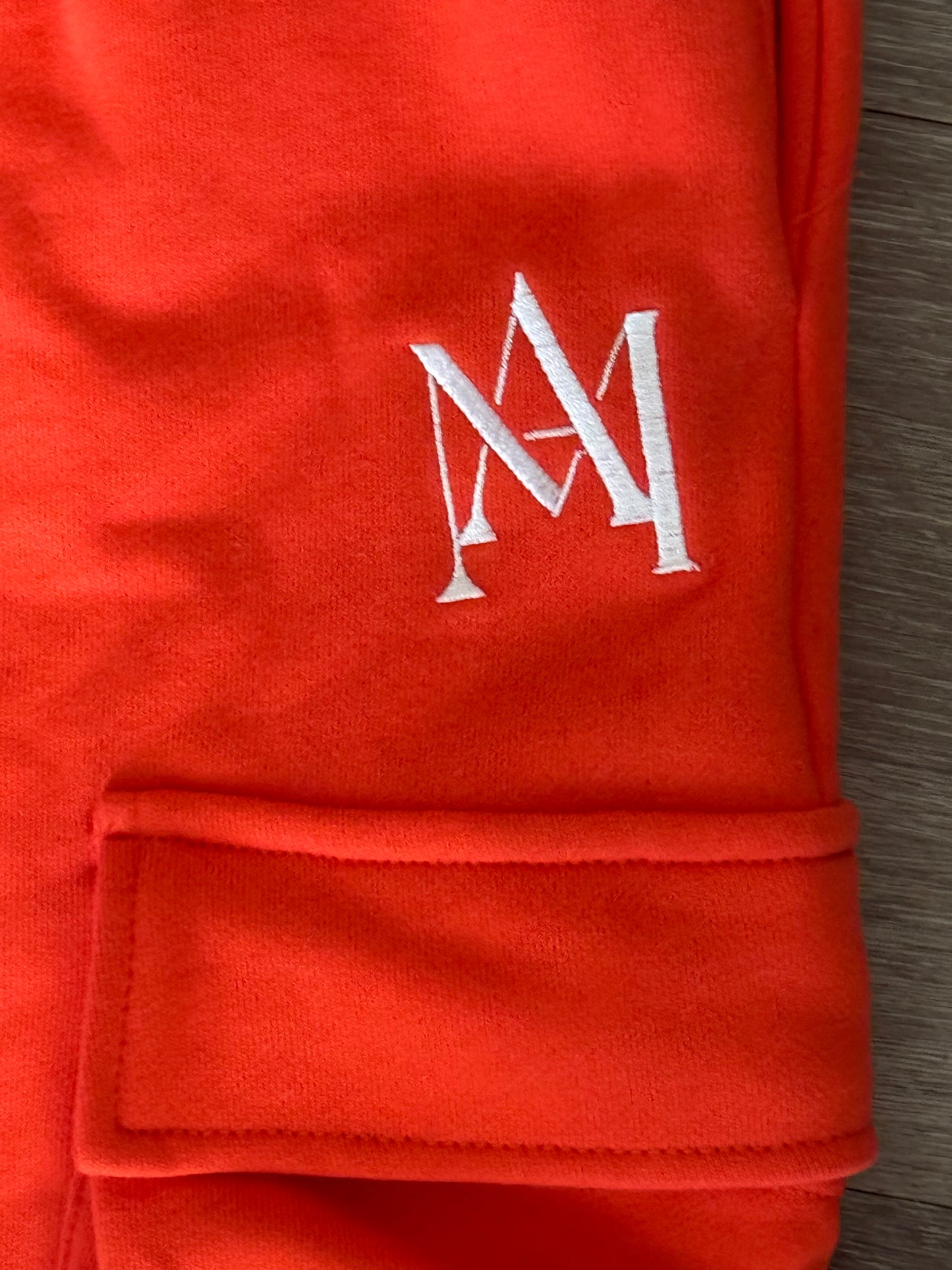 "AM" Flared Pants (orange)