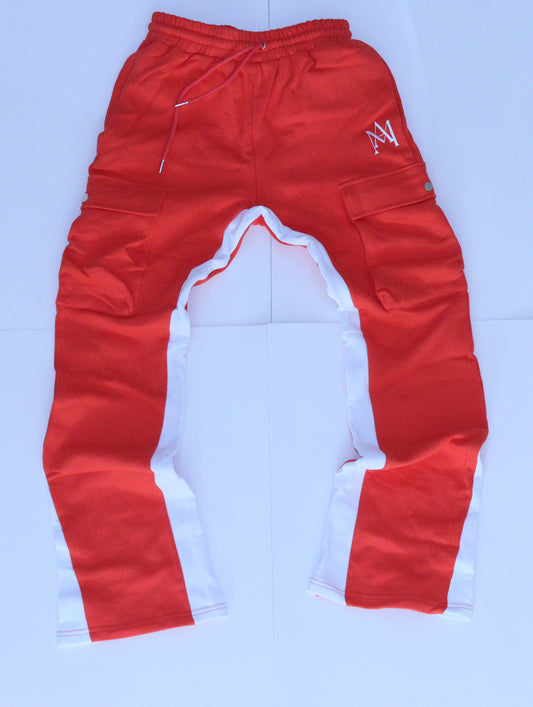 "AM" Flared Pants (orange)