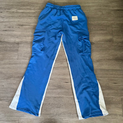 "AM" Flared Pants (blue)